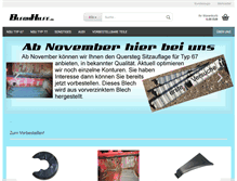 Tablet Screenshot of blechhilfe.de